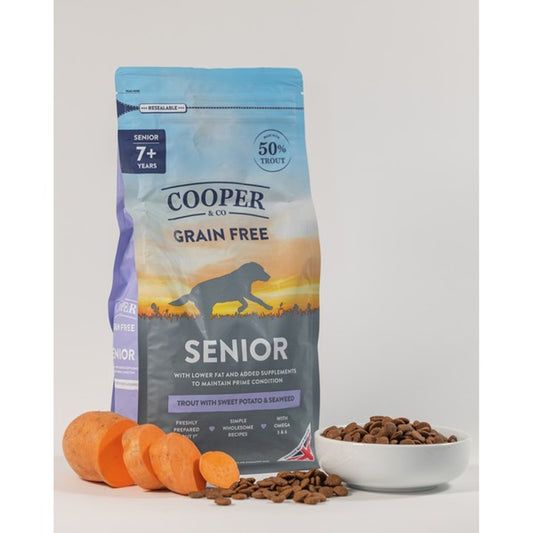 Cooper & Co Senior Trout with Sweet Potato and Seaweed