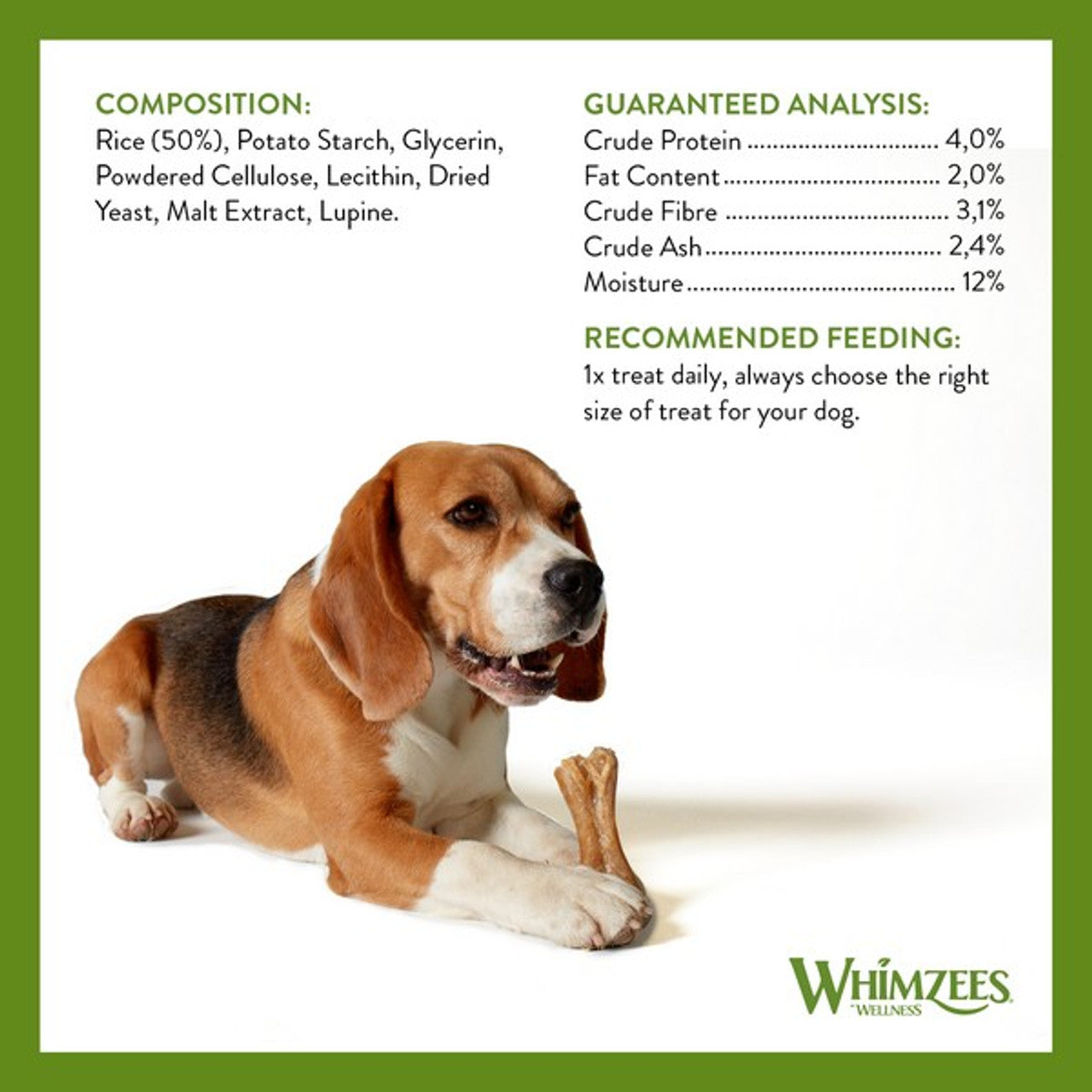 Whimzees Rice Bone - Single