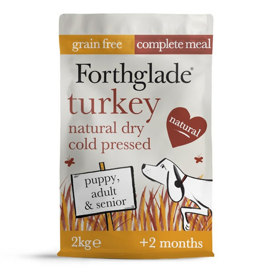 Forthglade Turkey Grain Free Cold Pressed Dry Dog Food