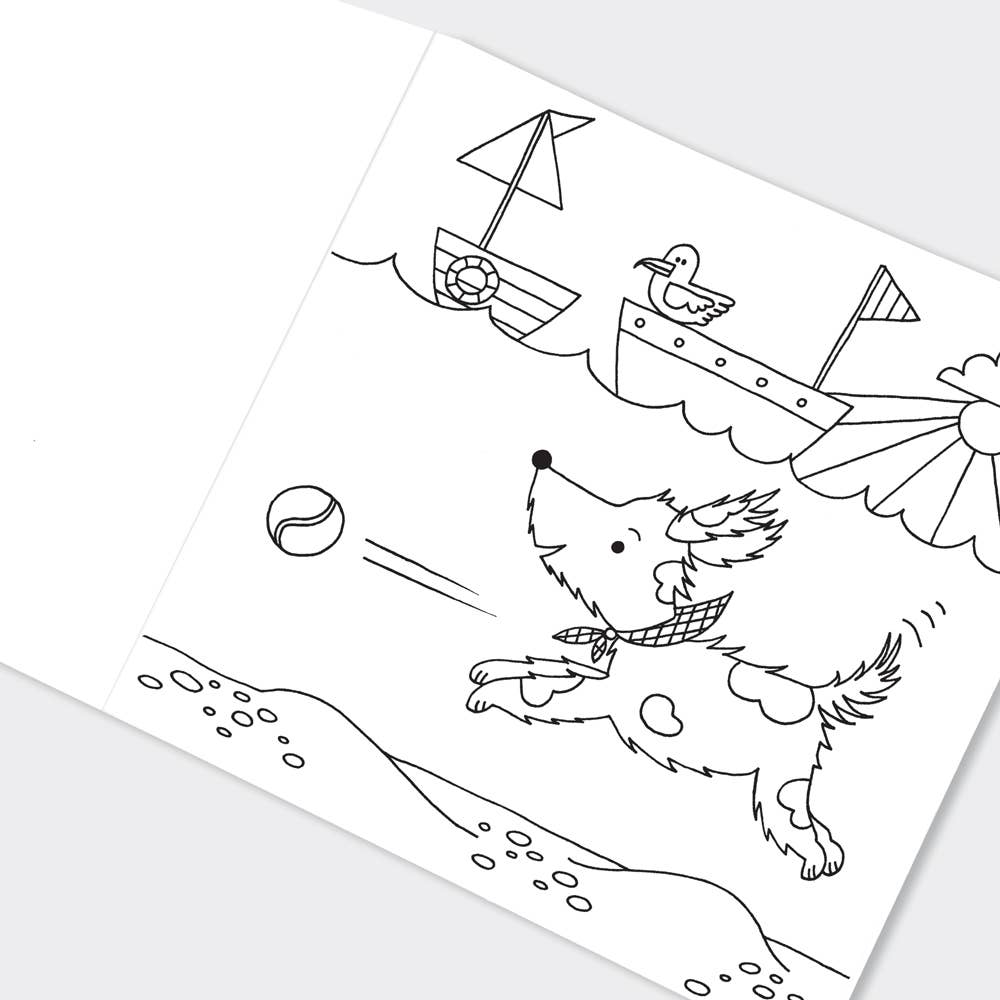 Rachel Ellen Designs - Playful Pups Colouring Book
