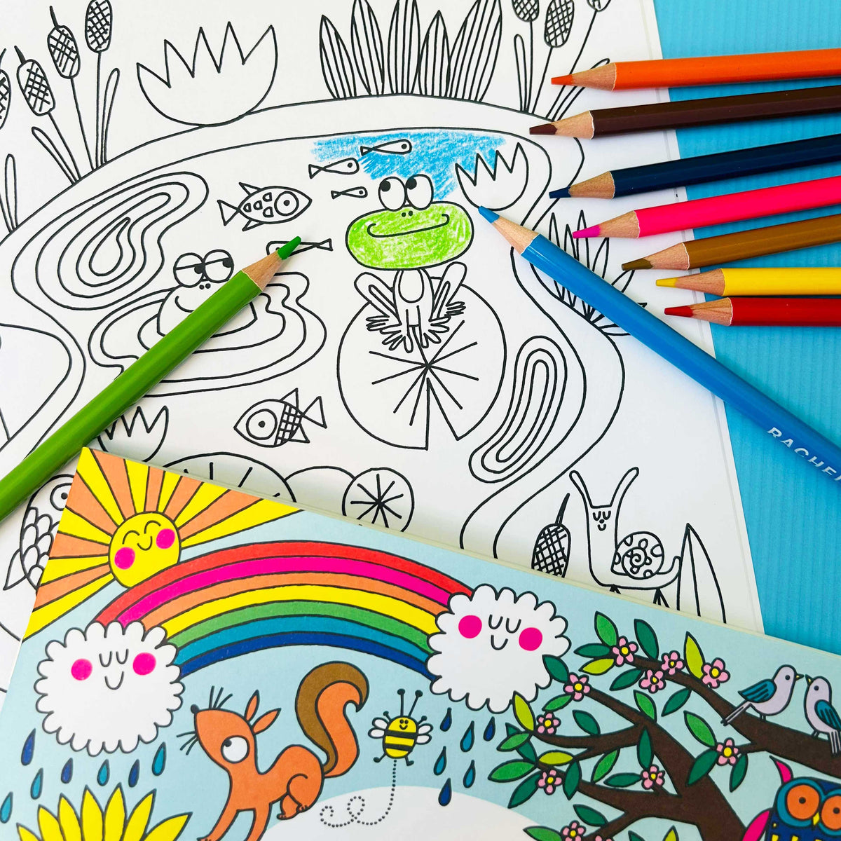 Rachel Ellen Designs - Nature Trail Colouring Book