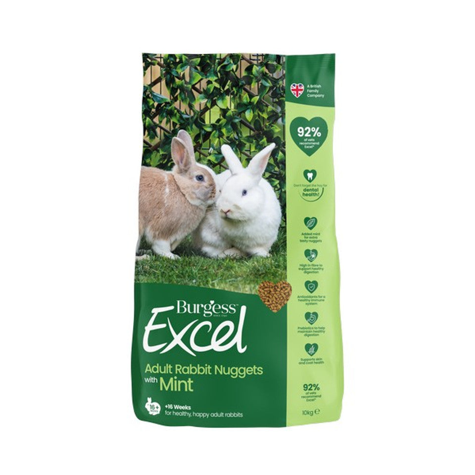 Burgess Excel Nuggets with Mint for Adult Rabbits