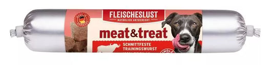 Fleischeslust (MeatLove) Meat & Treat Buffalo Sausage for Dogs - 80g