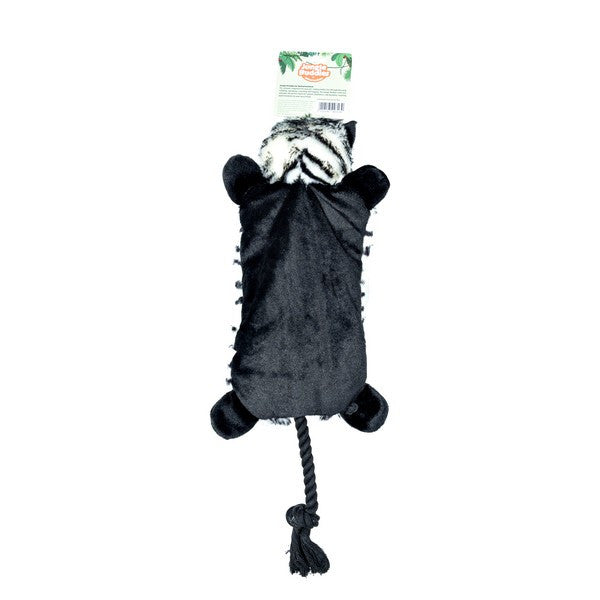 Jungle Buddies Plush Zebra with Rope