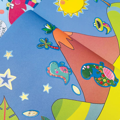 Rachel Ellen Designs - Sticker Scene Books - Dinosaur