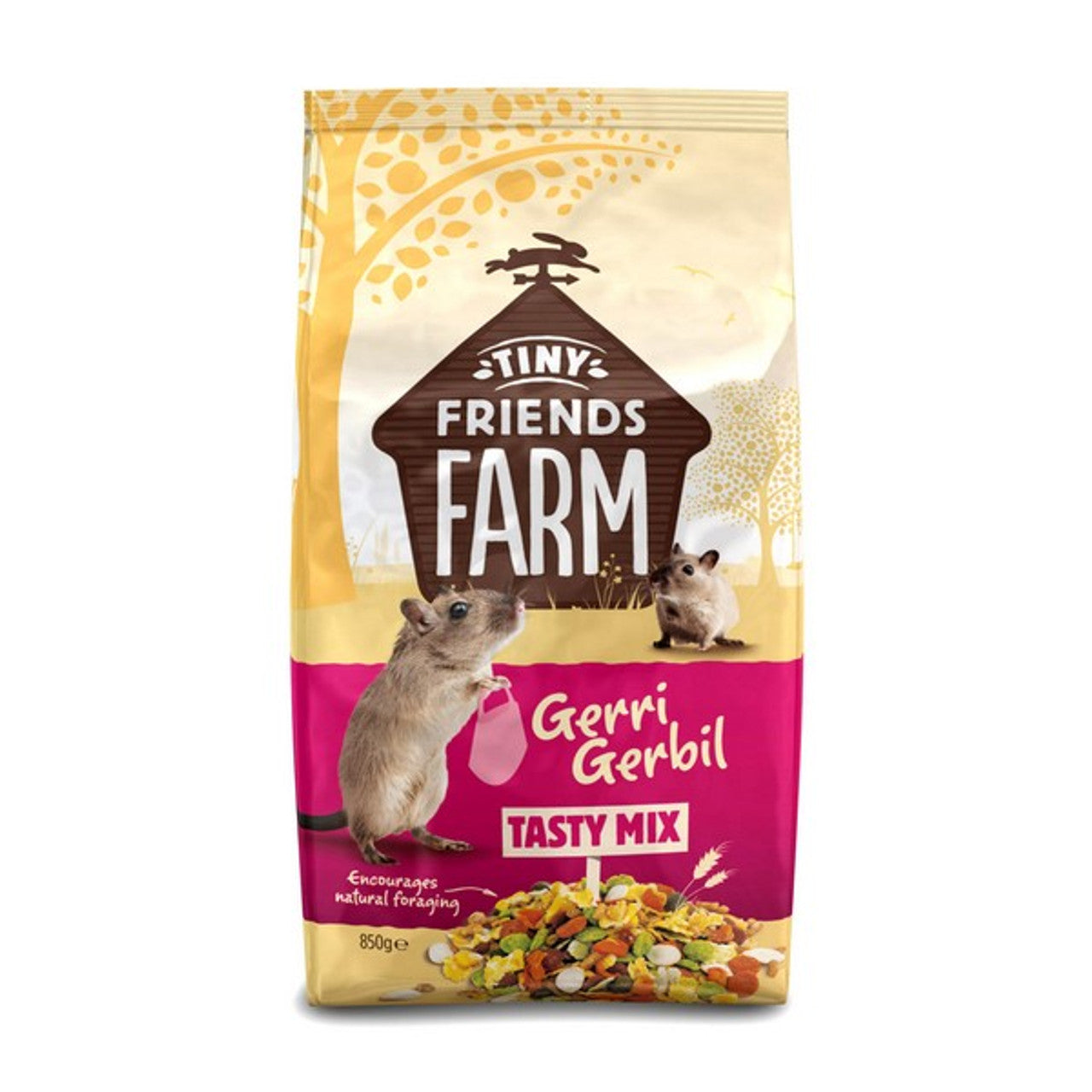 Tiny Friends Farm Gerri Gerbil Tasty Mix 850g