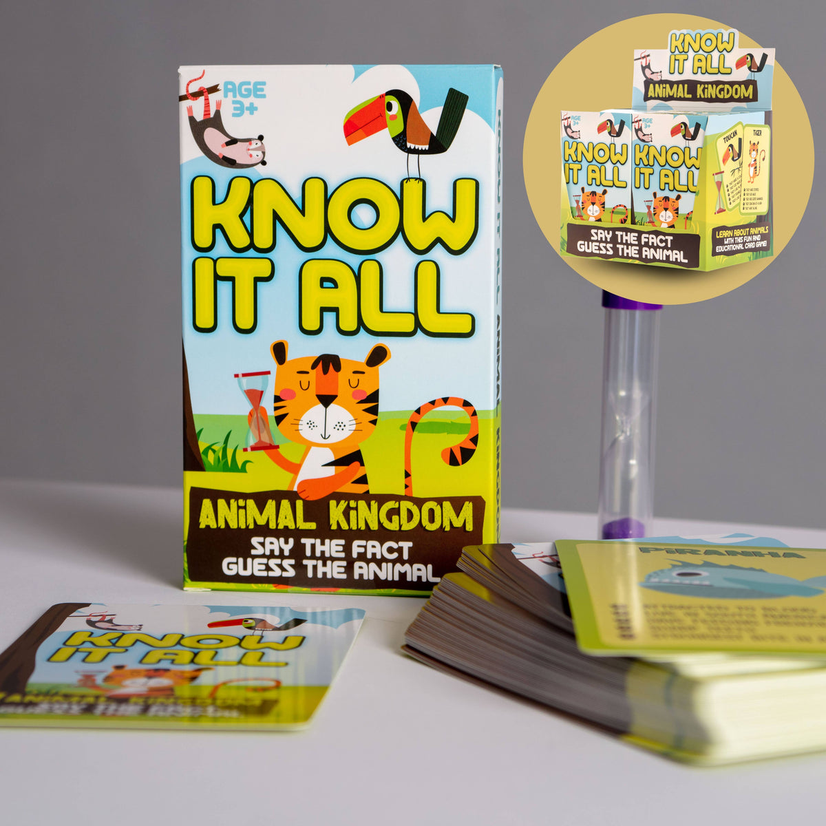 Know It All! Animals Educational Card Game - Kids Games