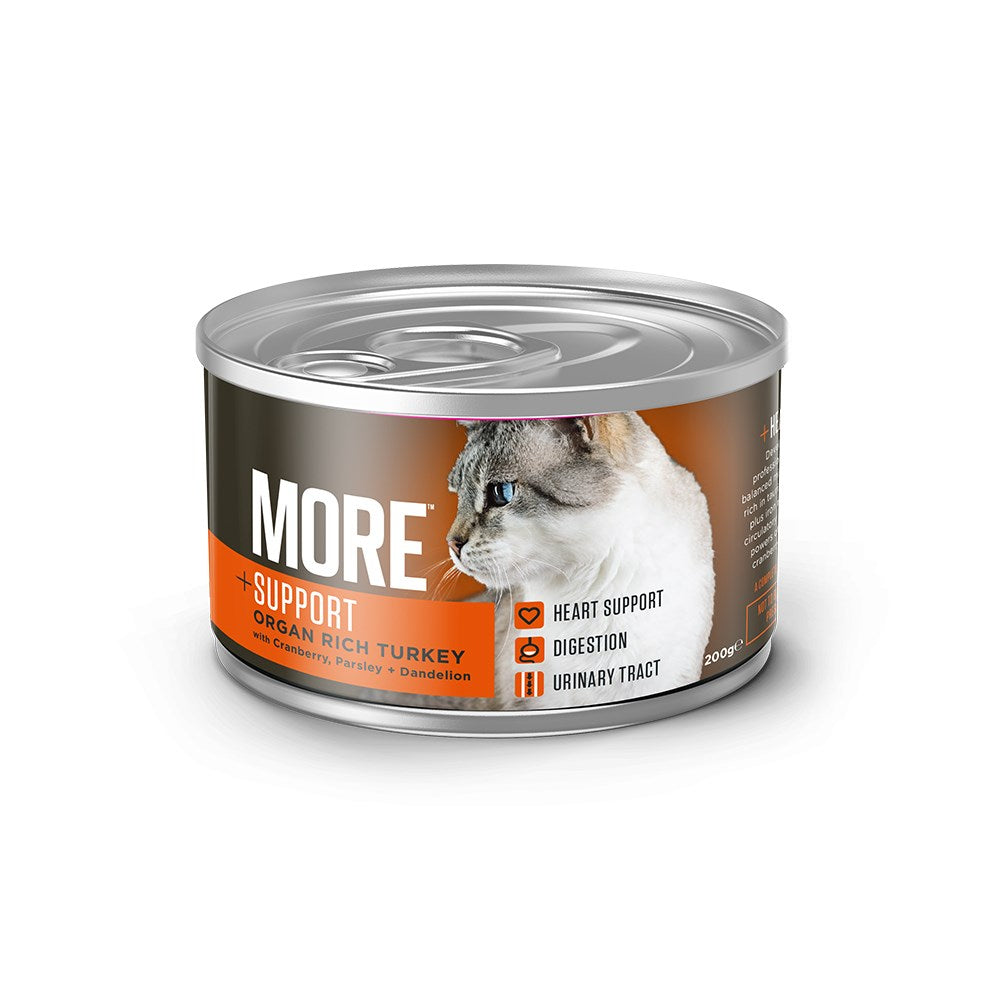 MORE Cat +Heart Support Turkey 200g