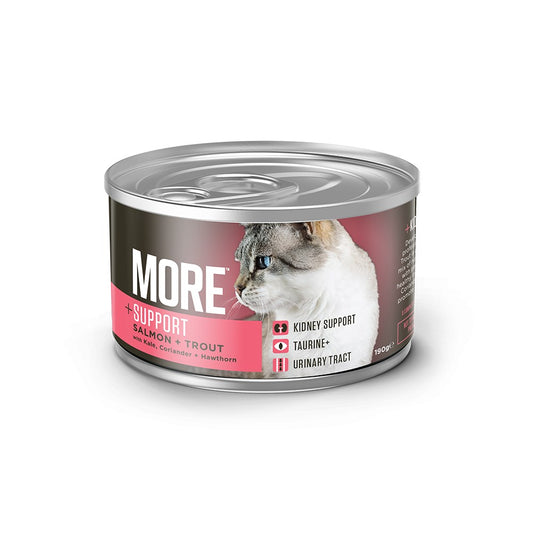 MORE Cat +Kidney Support Salmon & Trout 190g