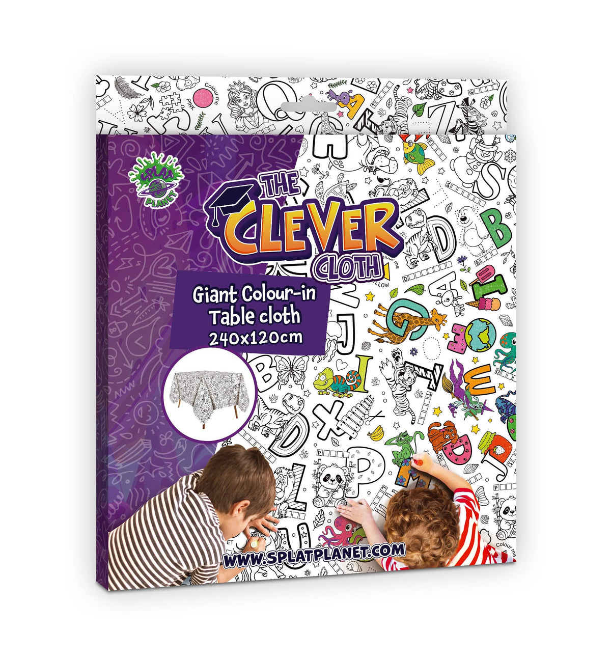 Splat Planet - Educational Table Cloth