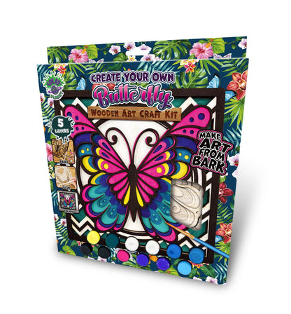 Splat Planet - Wooden Butterfly Art Craft Kit