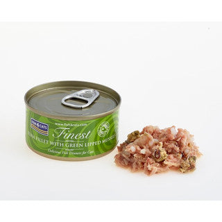 Fish4cats Tuna Fillet With Green Lipped Mussels 70g
