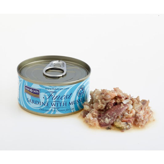 Fish4cats Sardine With Mussel 70g