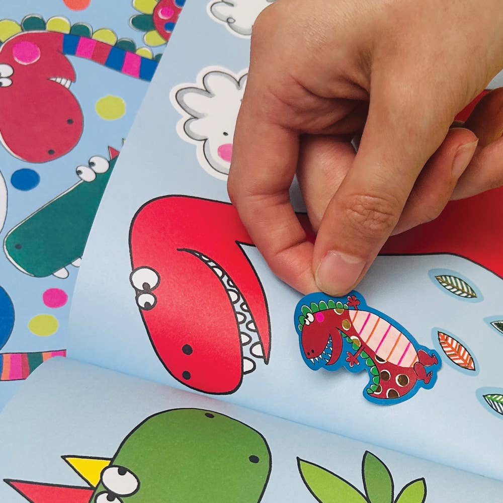 Rachel Ellen Designs - Sticker Scene Books - Dinosaur