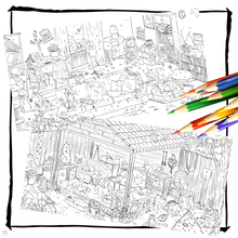 Oh Erik! - Oh Erik – Chaotic Catitude Colouring