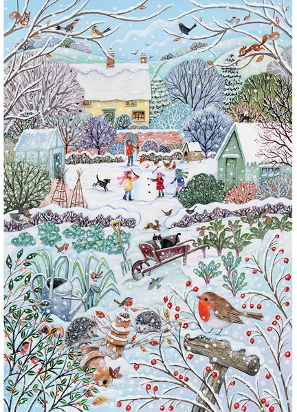 Wentworth Puzzles - Cottage Garden in Winter
