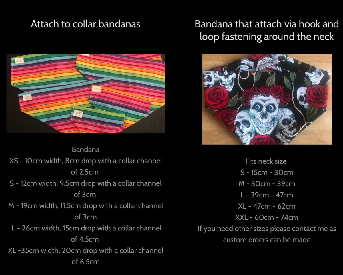Storms Style - Blind Dog Bandanas: On The Collar / Small