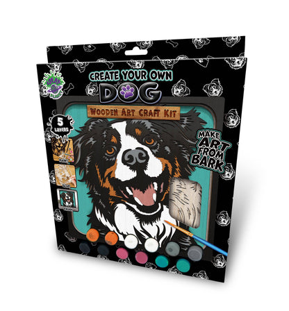 Splat Planet - Wooden Dog Art Craft Kit