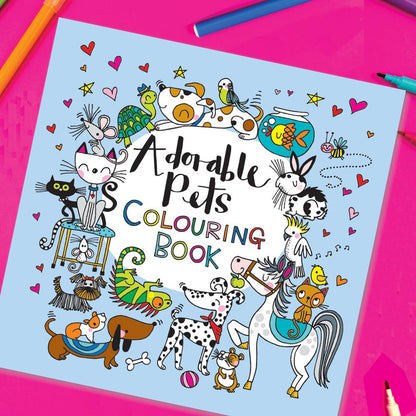 Rachel Ellen Designs - Children's Adorable Pets Colouring Book