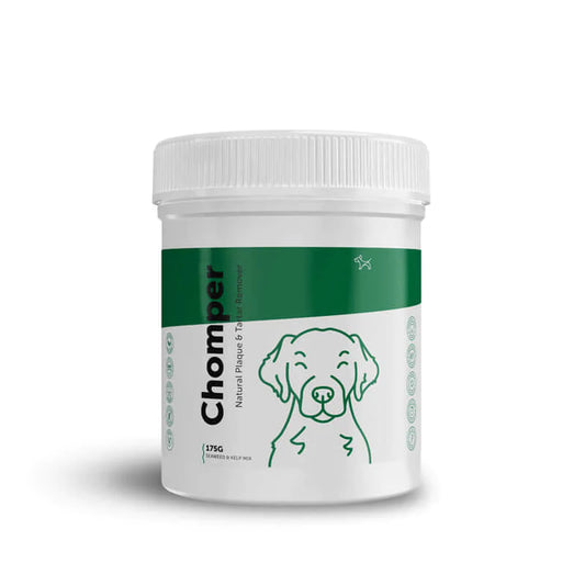 CHOMPER – Organic Tartar & Plaque Remover for Dogs & Puppies