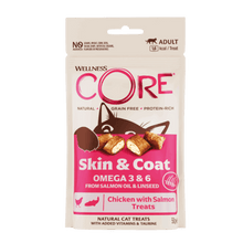 Wellness CORE treats skin & coat, chicken with salmon - 50G
