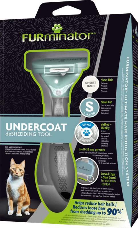 FURminator Undercoat Deshedding Tool for Short Hair Cat