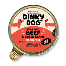 Dinky Dog Beef & Green Beans 85g