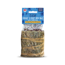 Burgess Excel Forage & Feast Mini Hay Bale with Cornflower