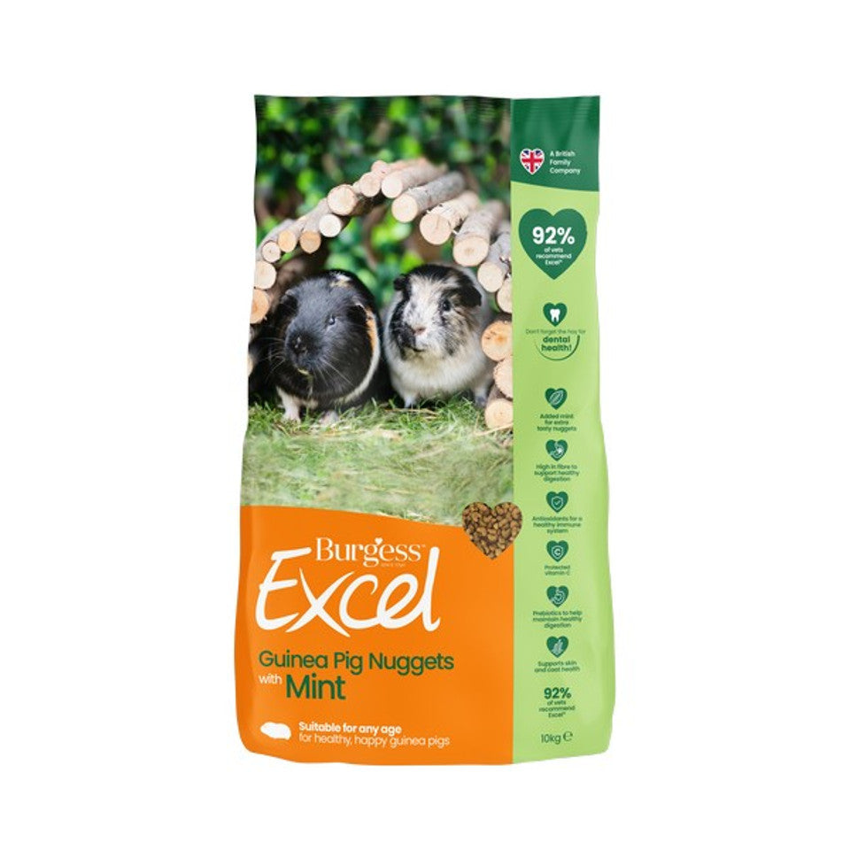 Burgess Excel Adult Guinea Pig Nuggets with Mint