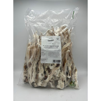 Rabbit Ears with Fur for Dogs 500g & 1kg | Natural Dog Treats