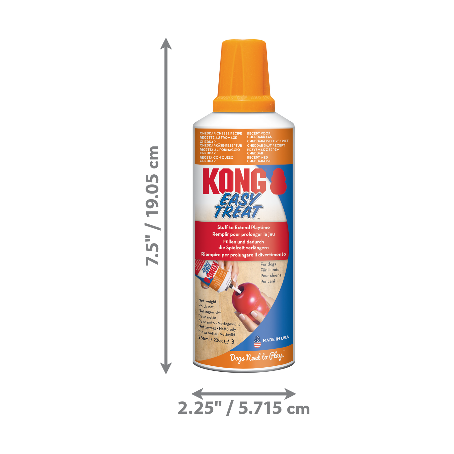 KONG Easy Treat Cheddar Cheese