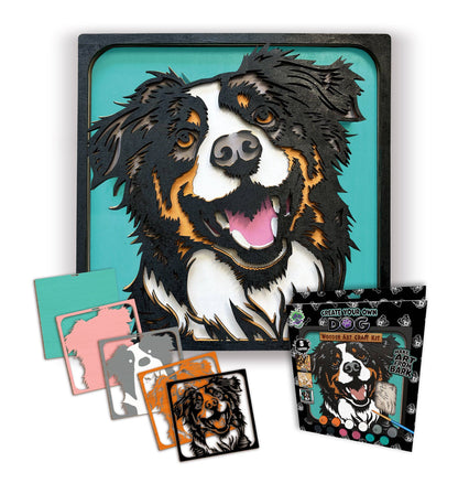 Splat Planet - Wooden Dog Art Craft Kit