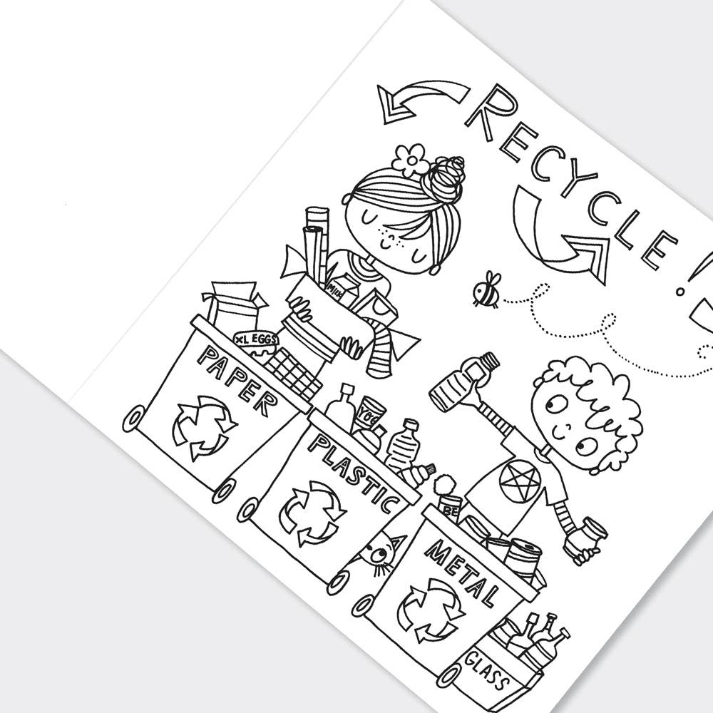 Rachel Ellen Designs - Children's 'Save the Earth' Colouring Book