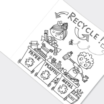 Rachel Ellen Designs - Children's 'Save the Earth' Colouring Book