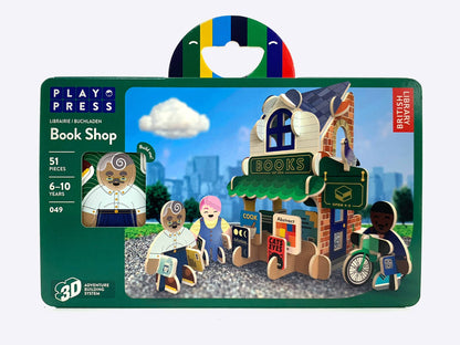 PlayPress Toys Ltd - Book Shop Playset