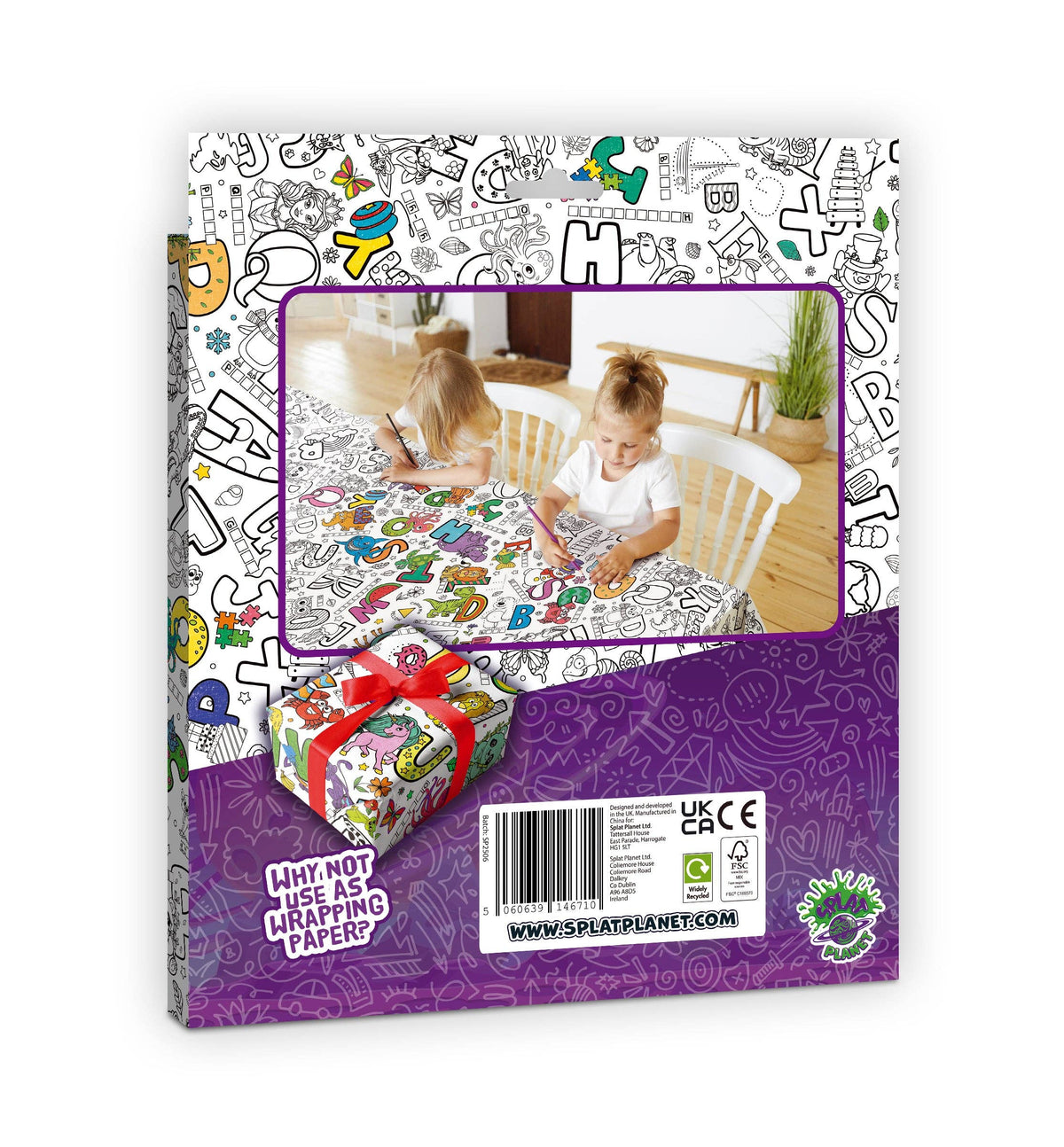 Splat Planet - Educational Table Cloth