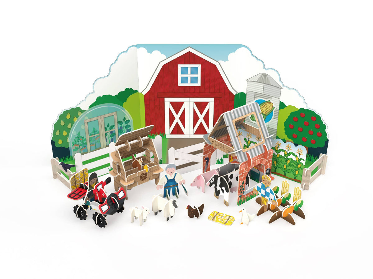 PlayPress Toys Ltd - Farmyard Playset