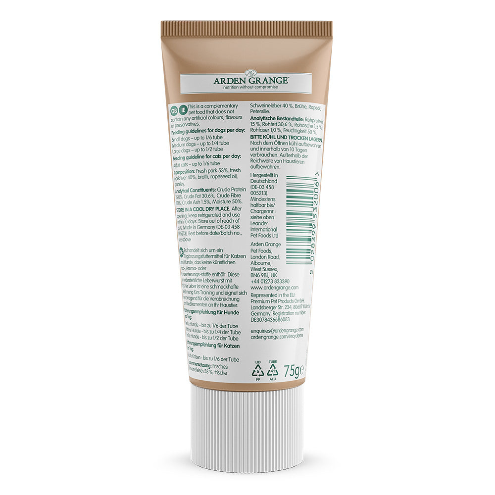 Arden Grange Tasty Liver Treat Dogs & Cats 75g