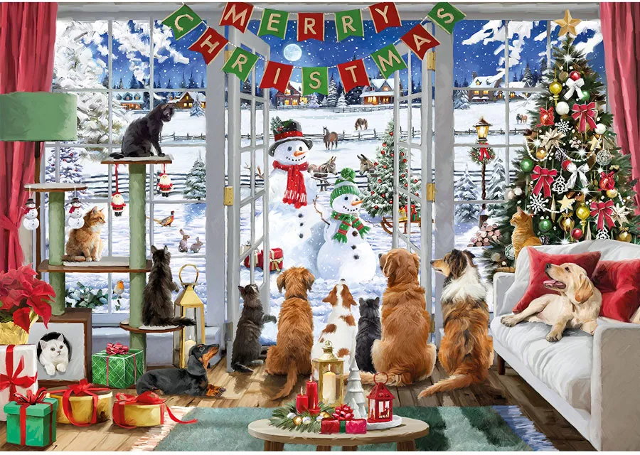 Wentworth Puzzles - Paw-sitively Perfect Christmas