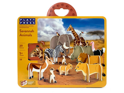 PlayPress Toys Ltd - Savannah Animals Playset