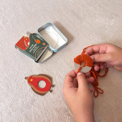 Make Your Own Pom Pom Robin Decoration Kit