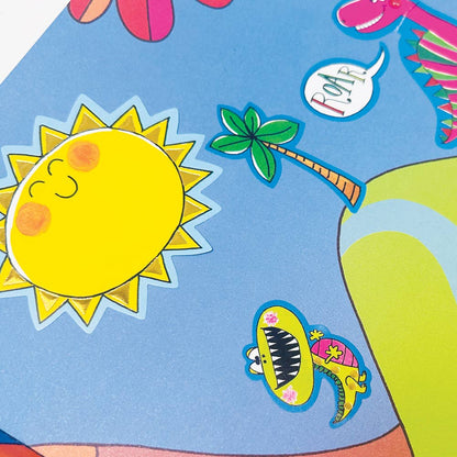Rachel Ellen Designs - Sticker Scene Books - Dinosaur