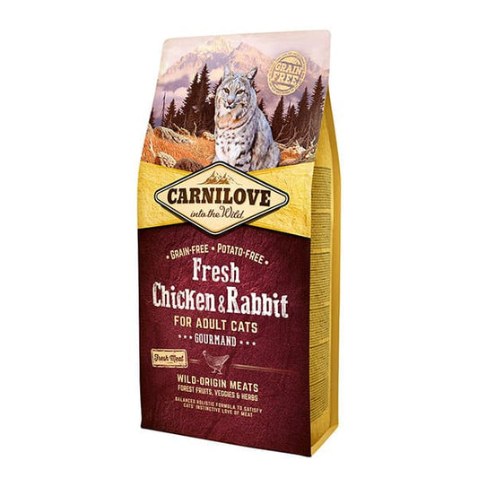 Carnilove Fresh Chicken & Rabbit Adult Cat Food