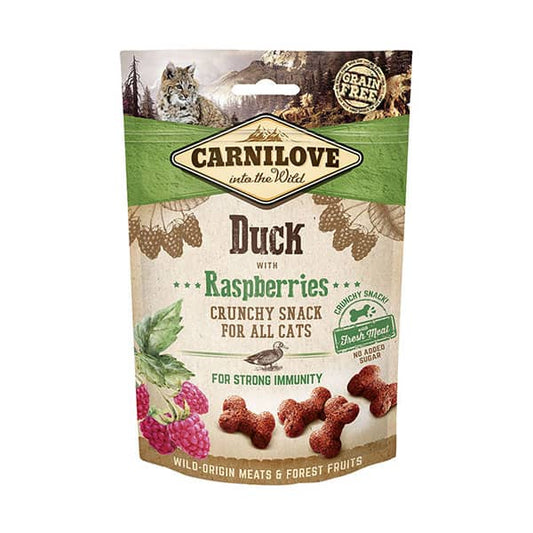 Carnilove Duck With Raspberries Cat Treat 50g