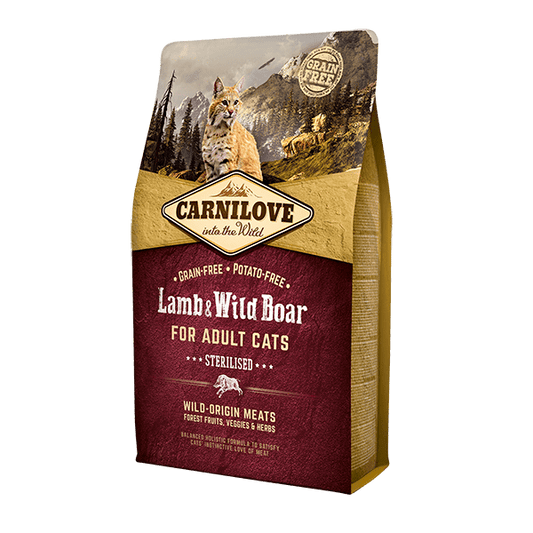 Carnilove Lamb & Wild Boar Adult Cat Food