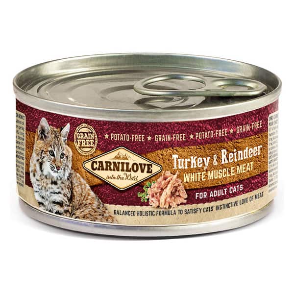 Carnilove Cat Turkey & Reindeer Wet Cat food 100g