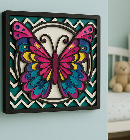 Splat Planet - Wooden Butterfly Art Craft Kit