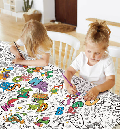 Splat Planet - Educational Table Cloth