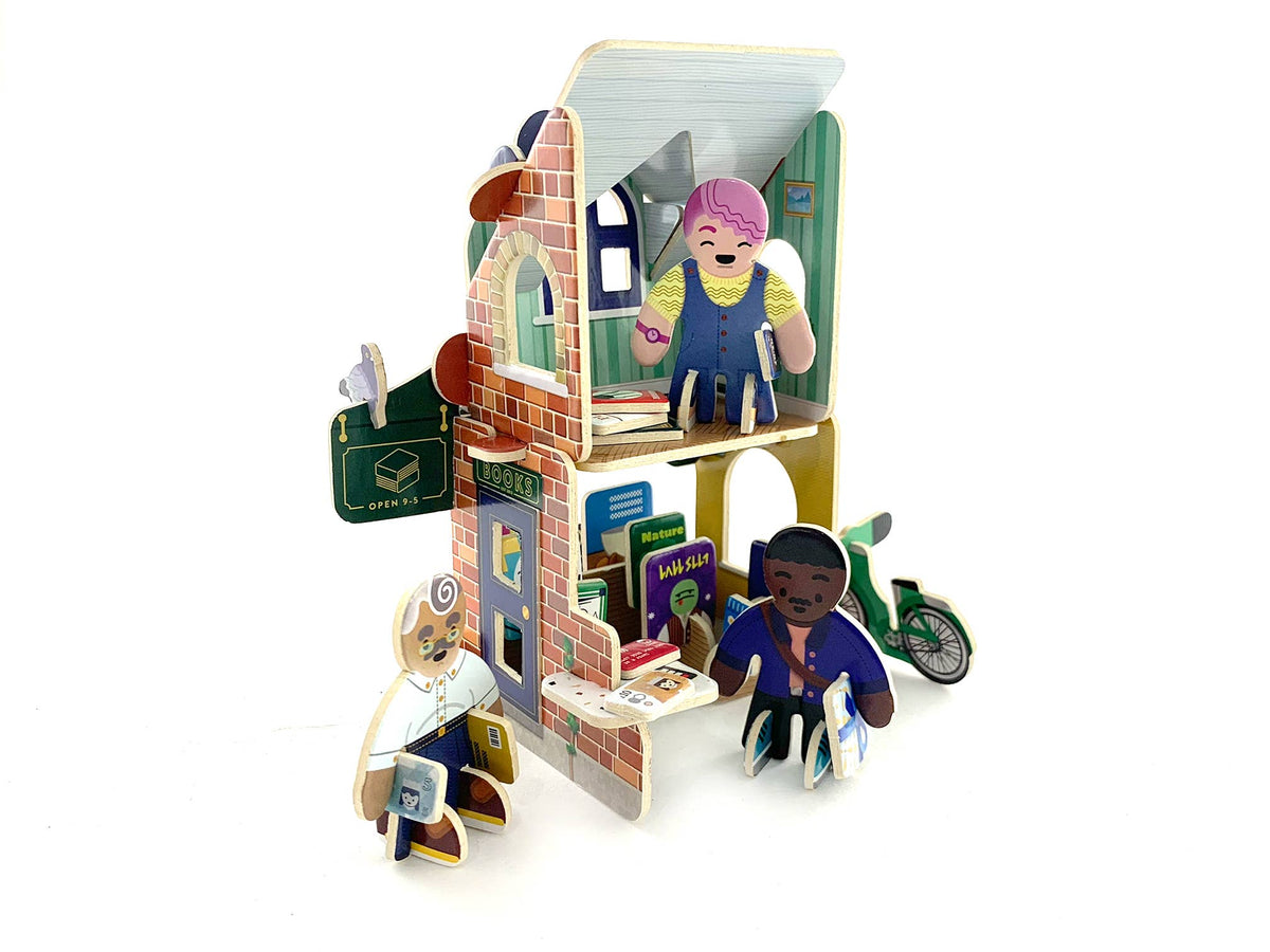 PlayPress Toys Ltd - Book Shop Playset