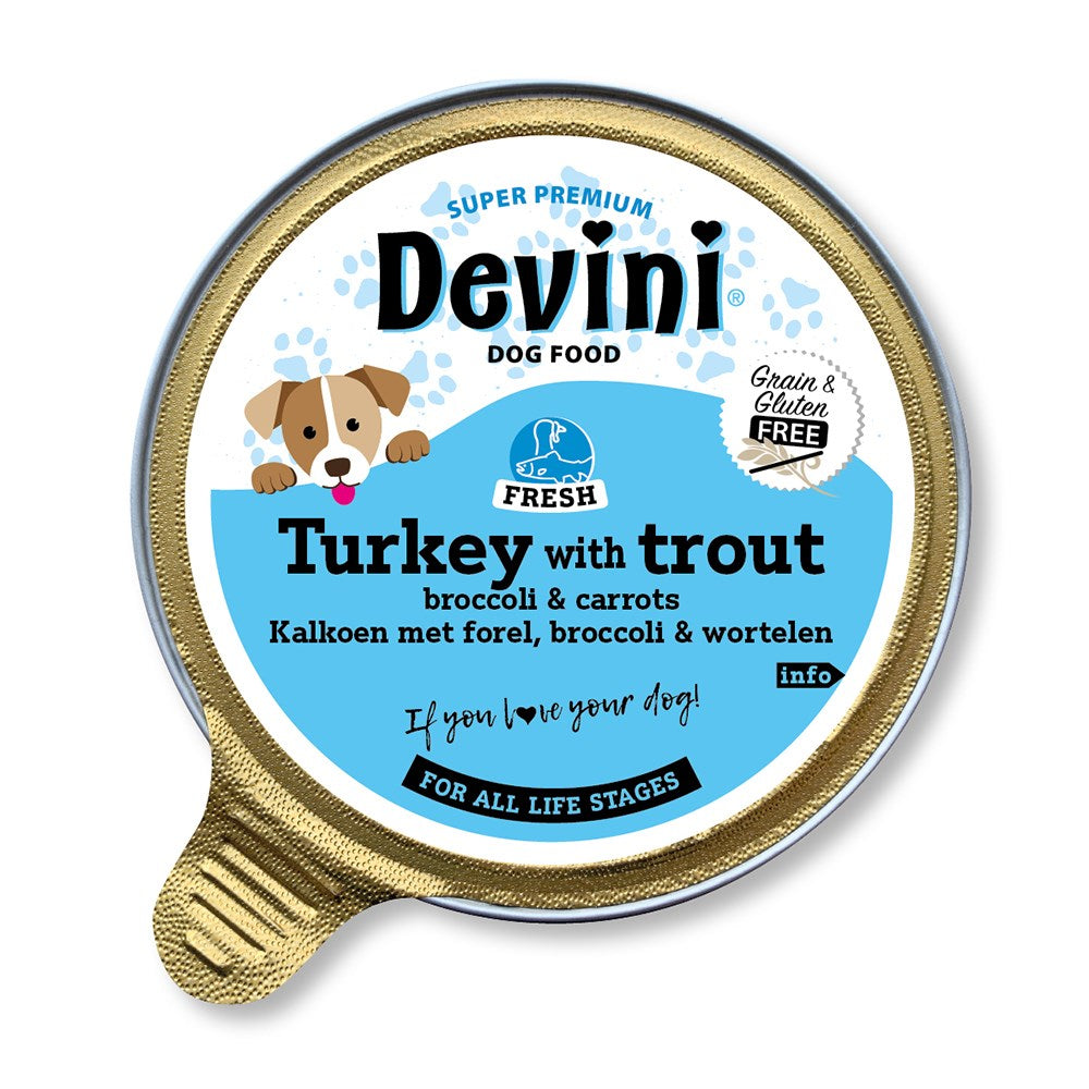 Devini Turkey & Trout for Dogs 85g